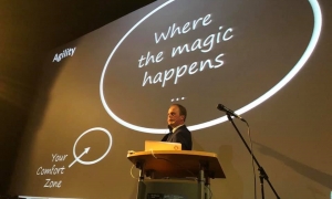 Nico Lüdemann über Transformational Leadership auf dem Kinoforum 2018