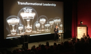 Nico Lüdemann über Transformational Leadership auf dem Kinoforum 2018