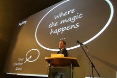 Nico Lüdemann über Transformational Leadership auf dem Kinoforum 2018